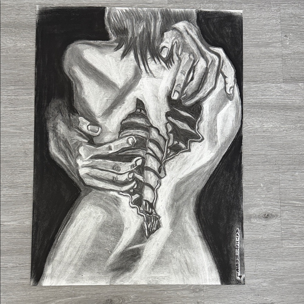 Black and White Abstract Art Print